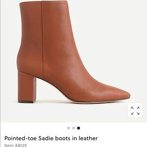NWT JCrew Pointed-toe Boots. Sold out online! sz10